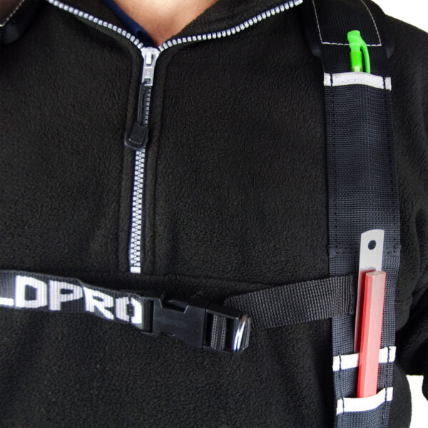 SUSPENDERS With Magnet - BLACK